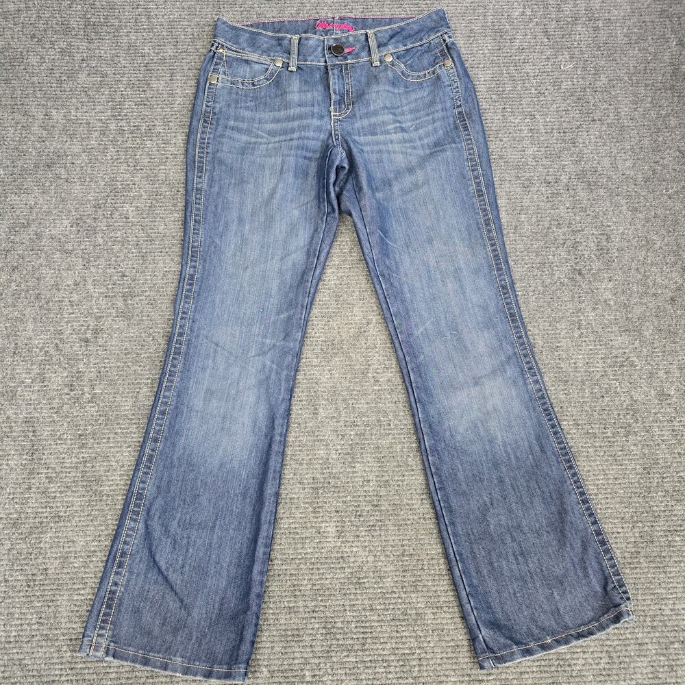 Wrangler Jeans Womens 7/8 32x32 Blue Bootcut Western Cowgirl Stretch Denim